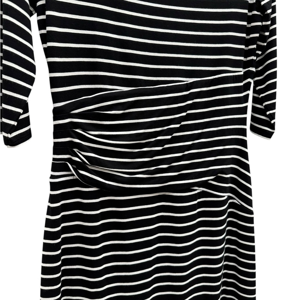 White House Black Market Black and White Striped Dress - Picture 7 of 7
